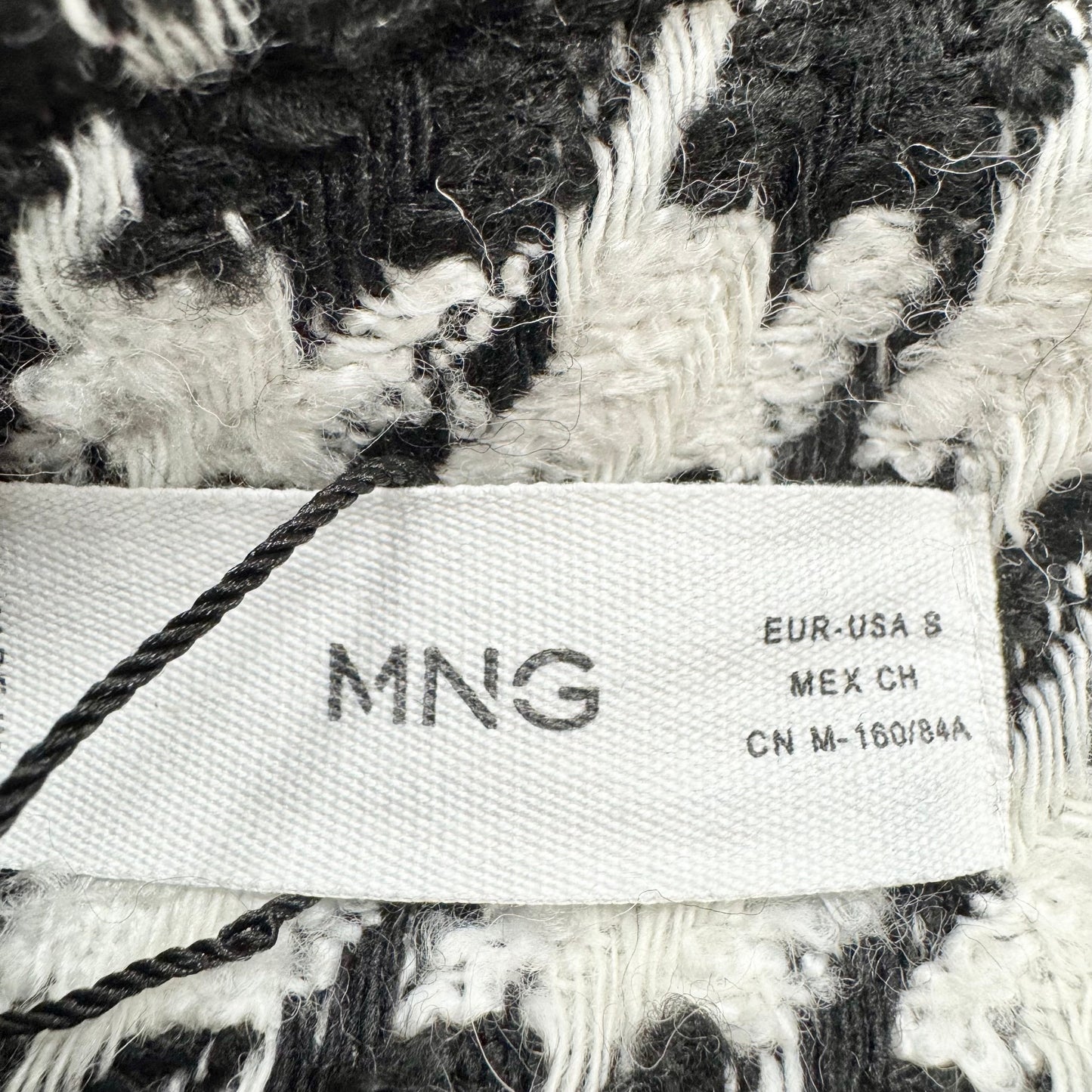 Blazer By Mng In Black & White, Size: S