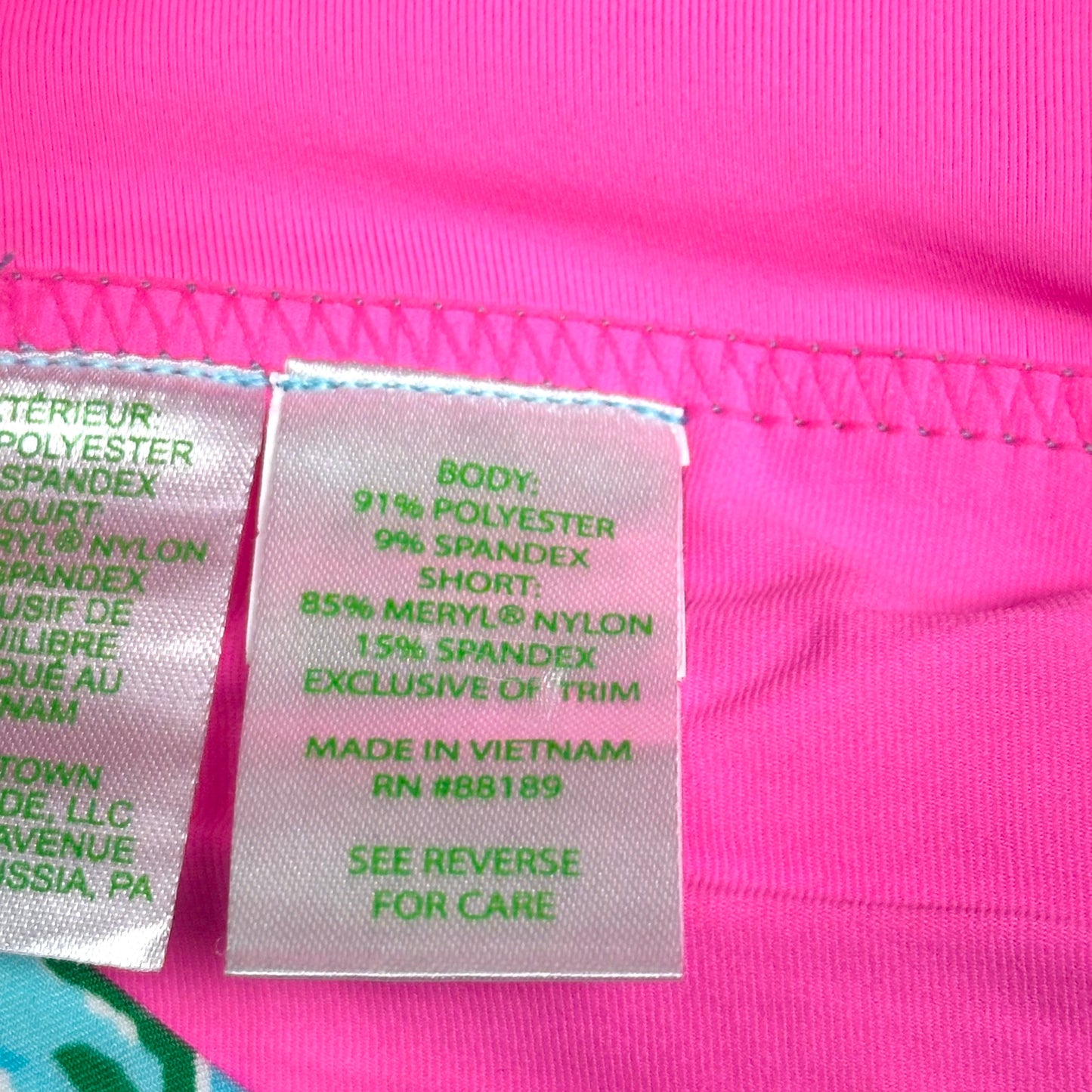 Skort Designer By Lilly Pulitzer In Green, Size: S