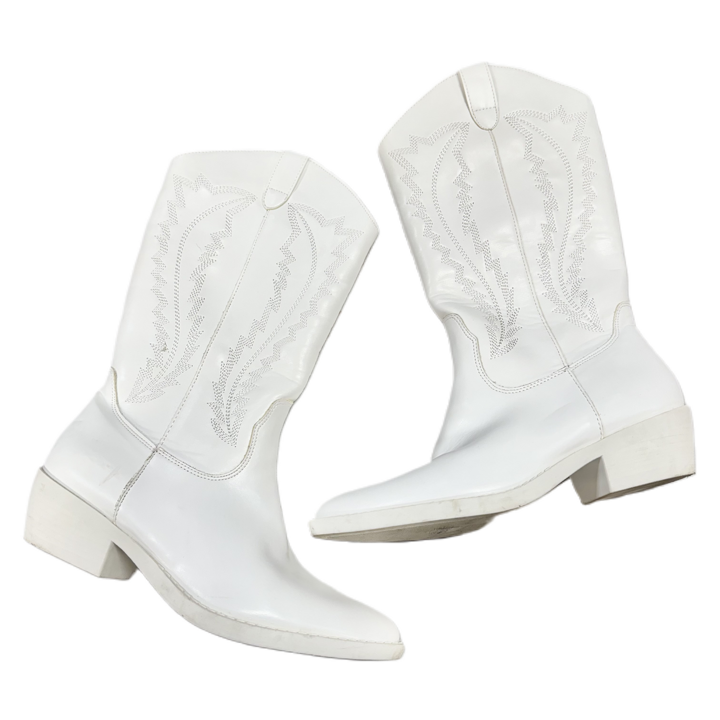 Boots Western By Madden Girl In White, Size: 8