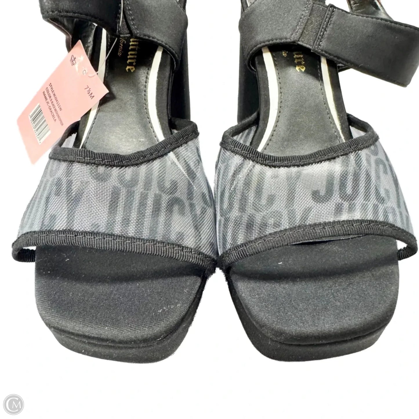 Shoes Heels Block By Juicy Couture In Black, Size: 7.5