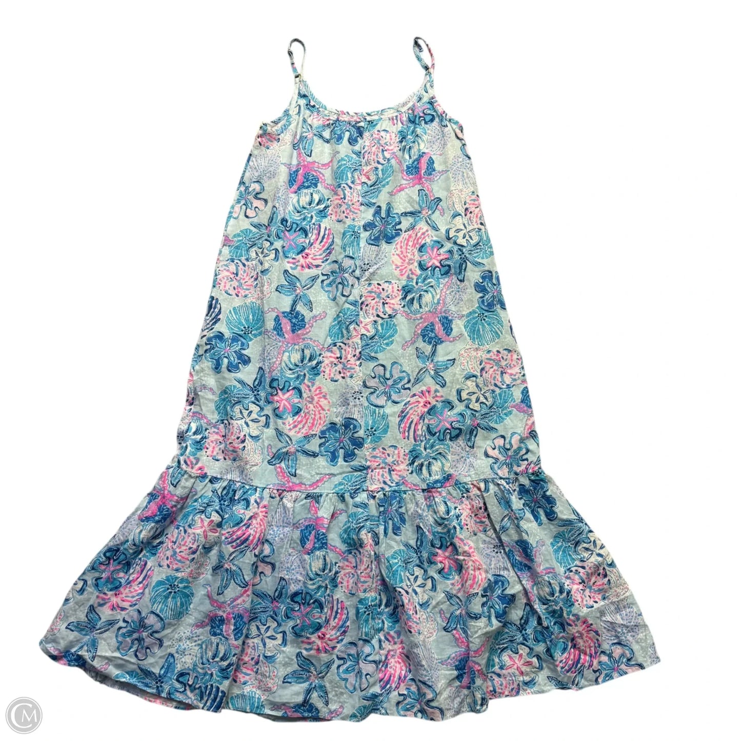 Dress Designer By Lilly Pulitzer In Blue & Pink, Size: M