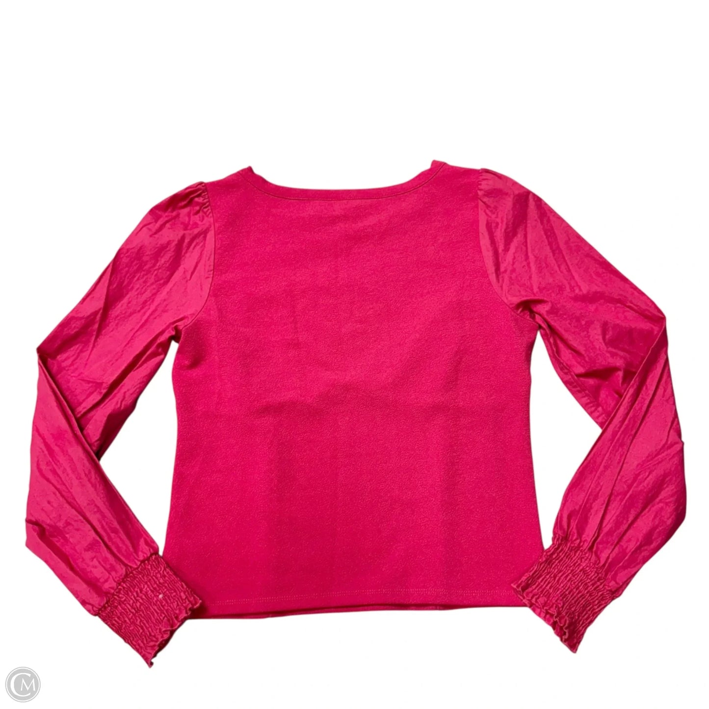 Top Long Sleeve By Anthropologie In Pink, Size: M