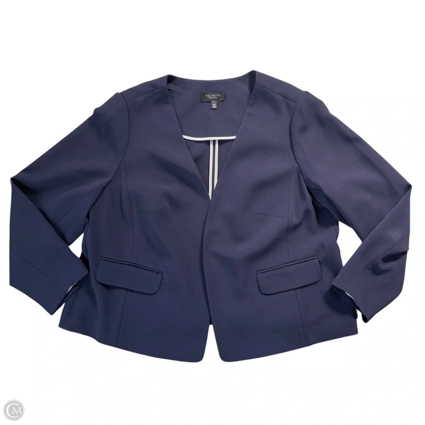 Blazer By Talbots In Navy, Size: Xlp