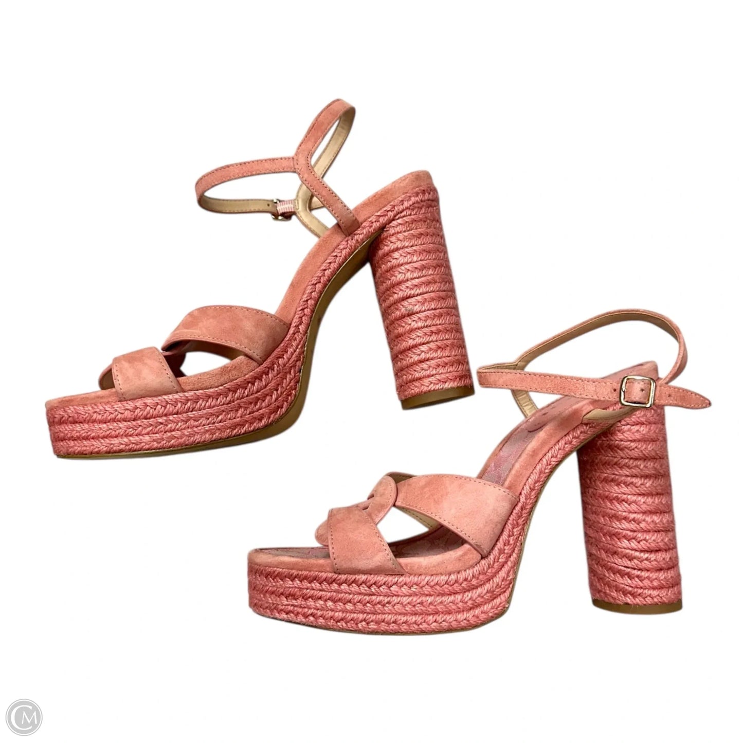 Sandals Designer By Coach In Pink, Size: 9.5