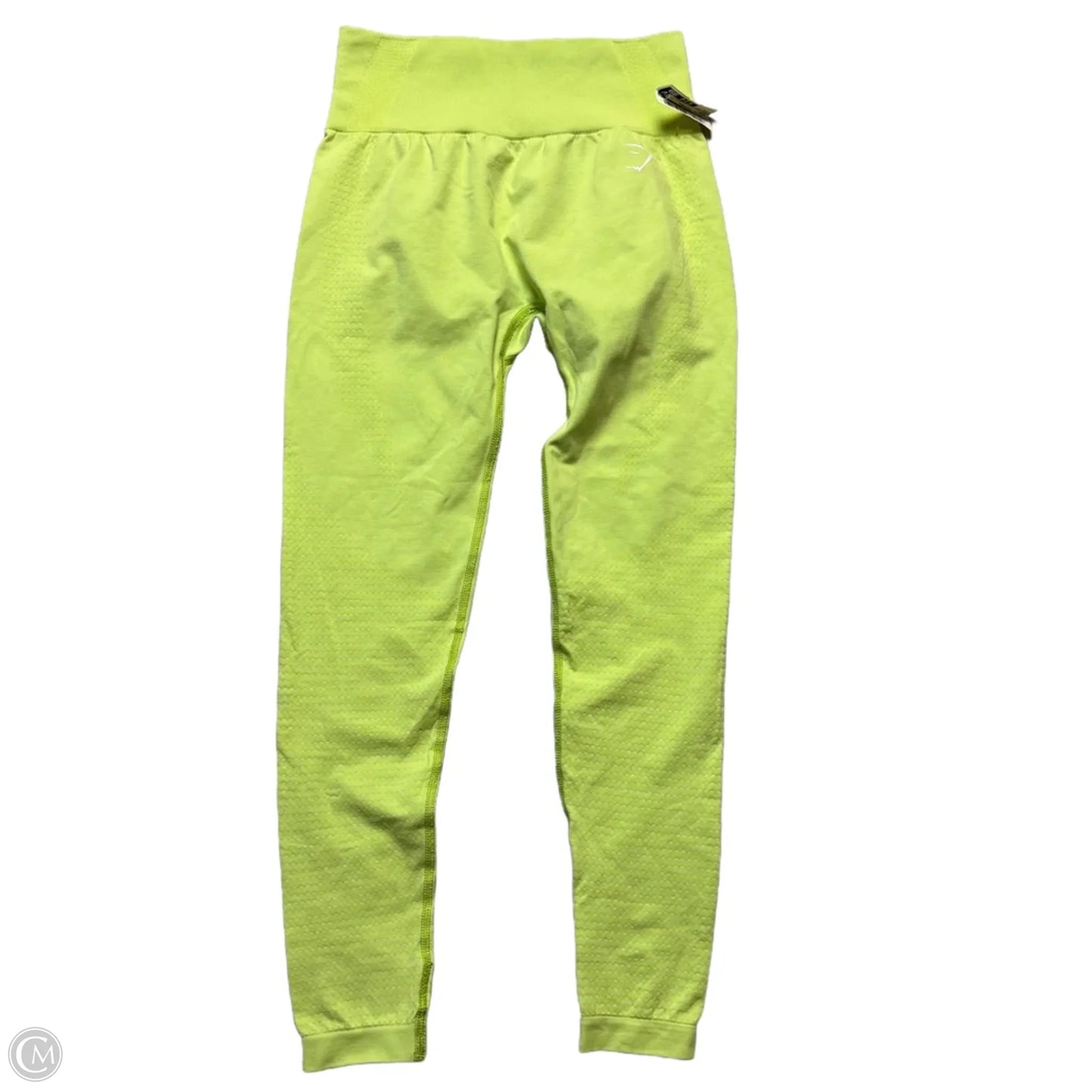 Athletic Leggings By Gym Shark In Green, Size: M