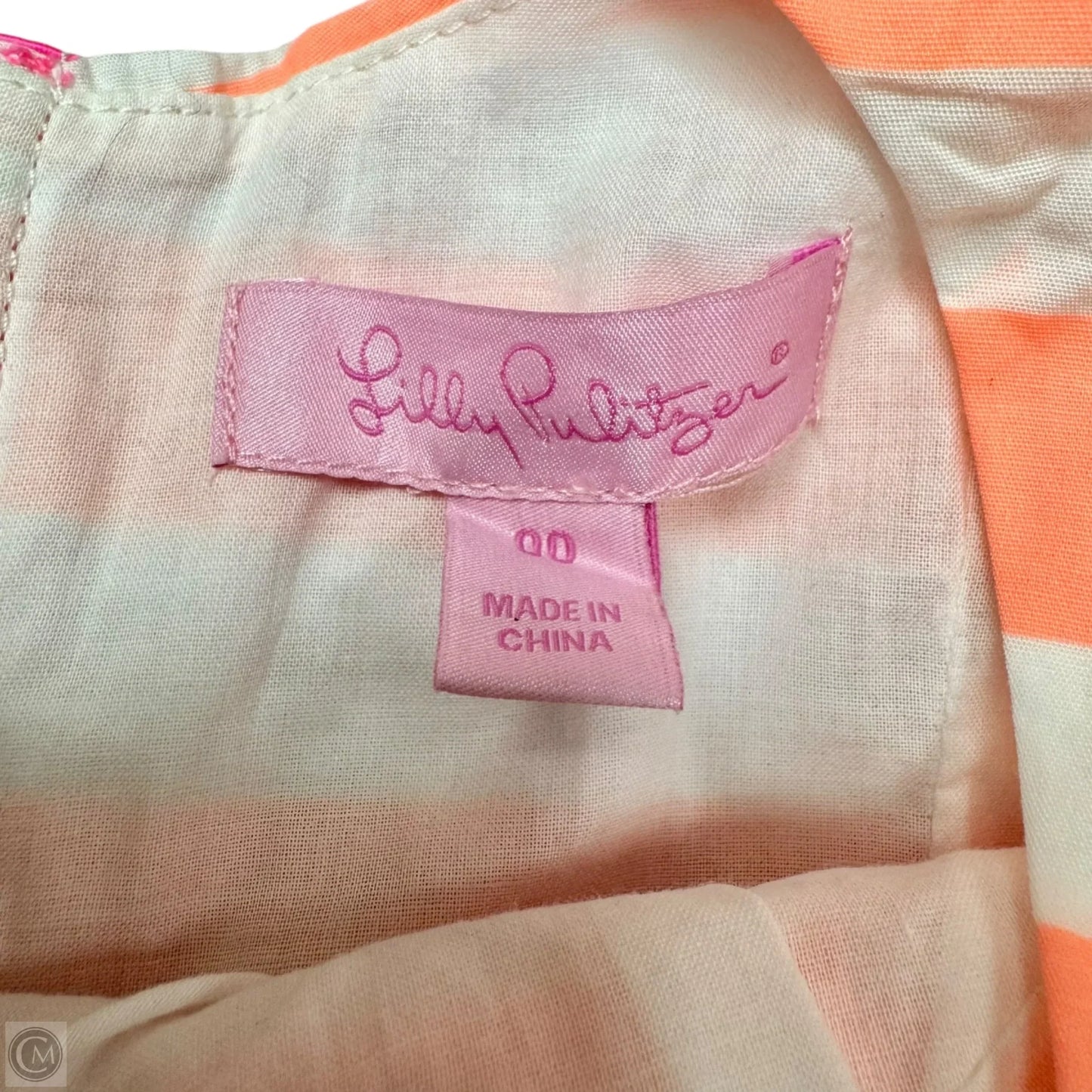 Dress Designer By Lilly Pulitzer In Striped Pattern, Size: Xxs