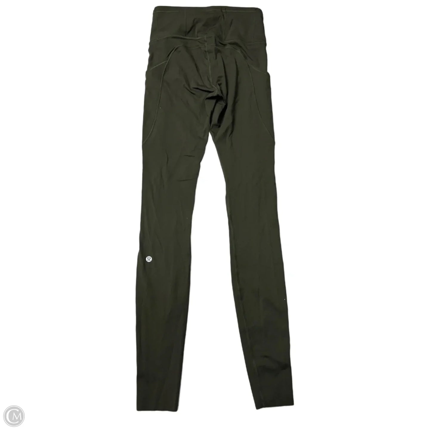 Athletic Leggings By Lululemon In Green, Size: S