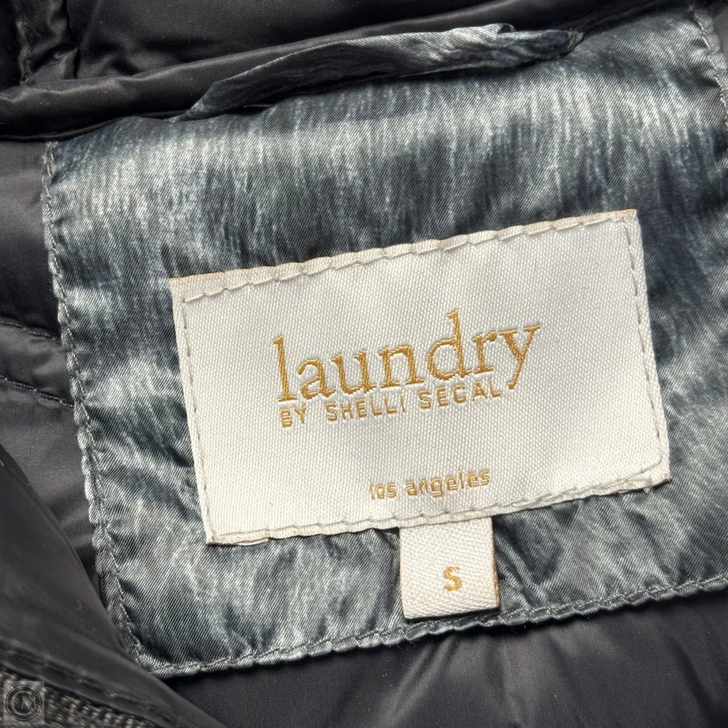 Jacket Puffer & Quilted By Laundry In Grey, Size: S