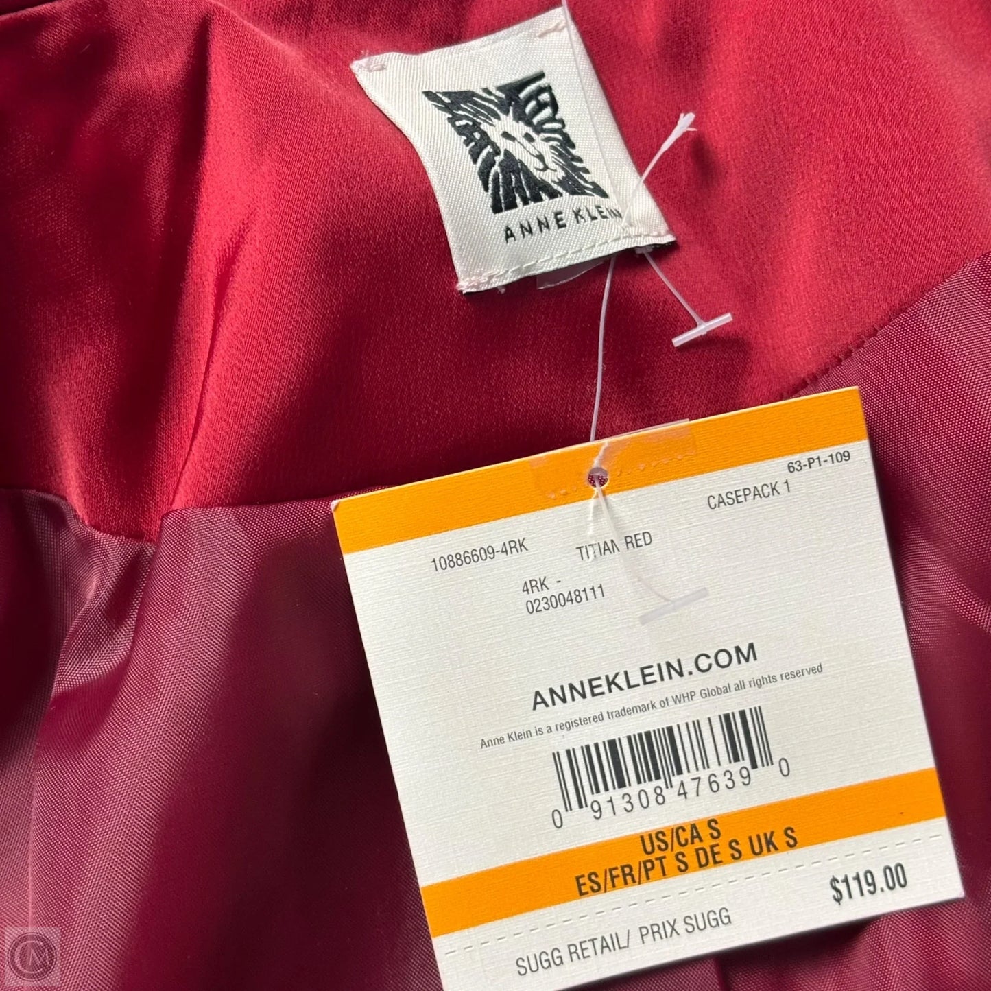 Blazer By Anne Klein In Red, Size: S