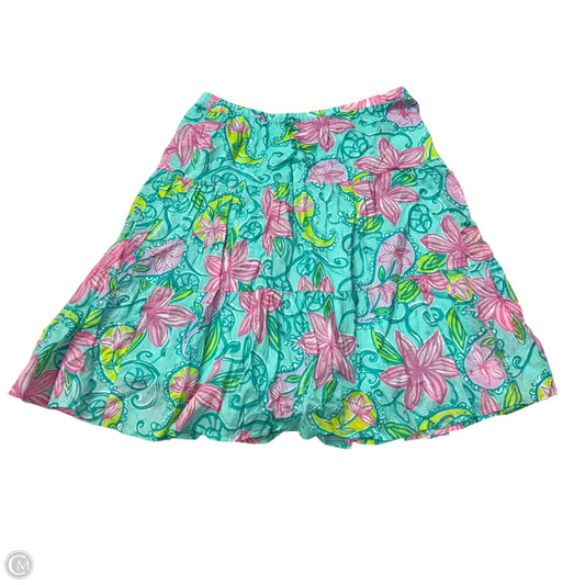 Skirt Designer By Lilly Pulitzer In Blue & Pink, Size: M