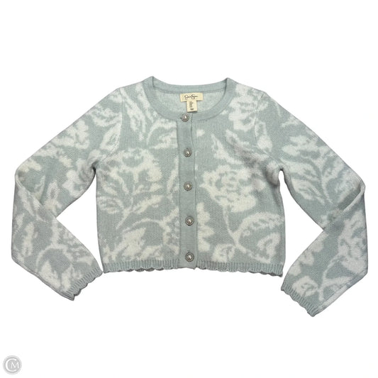 Sweater Cardigan By Jessica Simpson In Blue, Size: M