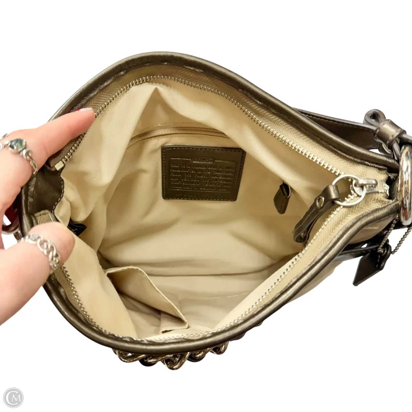 Crossbody Designer By Coach, Size: Medium