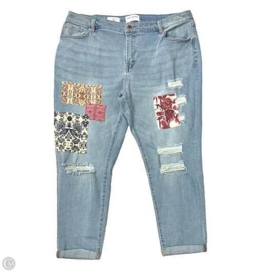 Jeans Boyfriend By Lane Bryant In Blue Denim, Size: 18