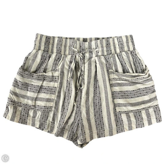 Shorts By Free People In Black & Cream, Size: M