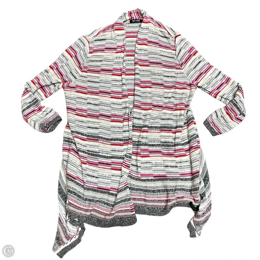 Cardigan By Nic + Zoe In Striped Pattern, Size: L