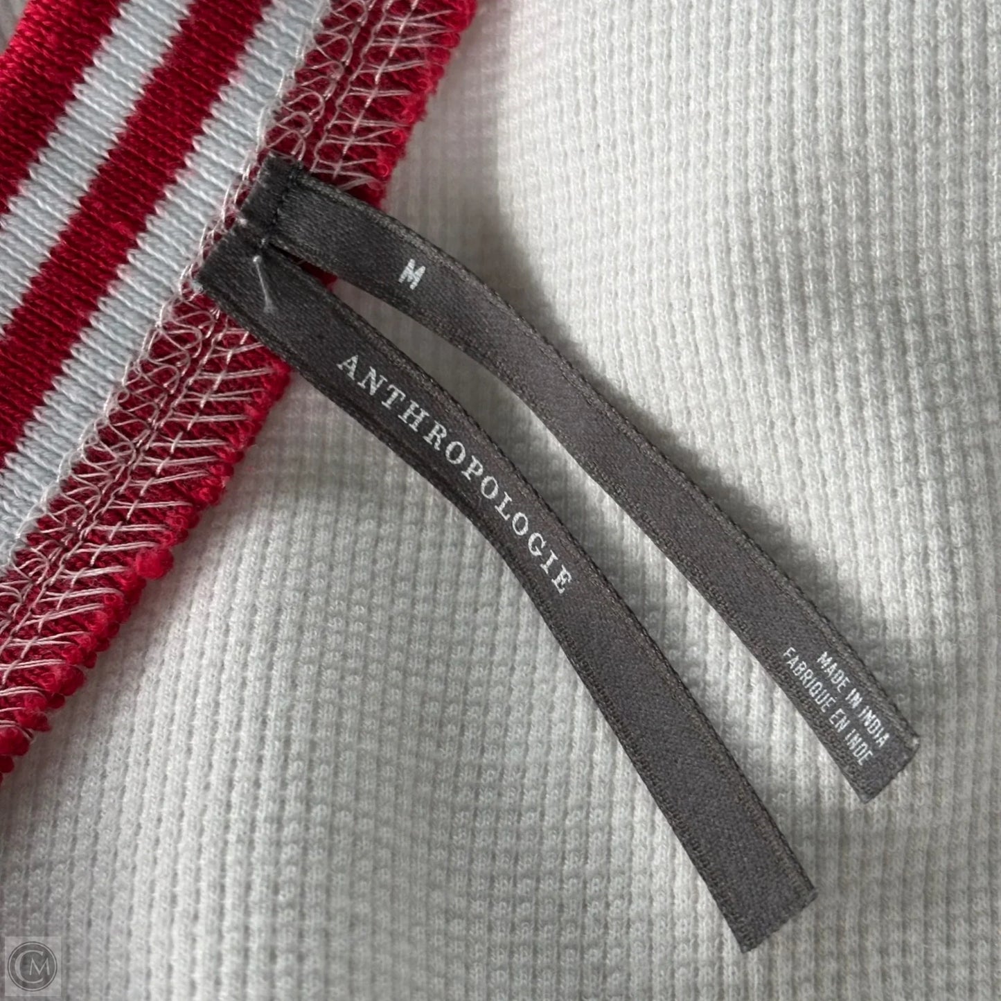 Romper By Anthropologie In Red & White, Size: M