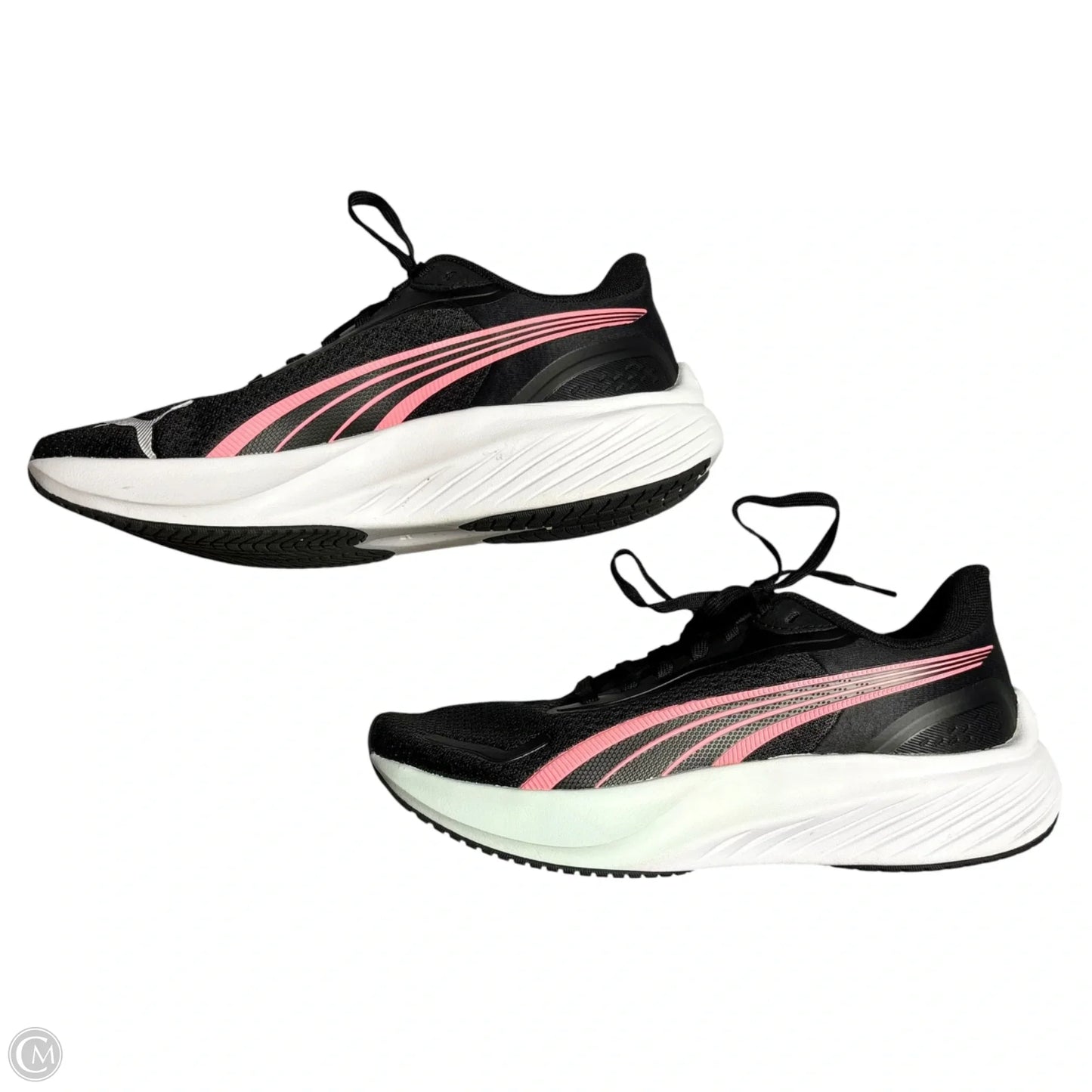 Shoes Athletic By Puma In Black & Pink, Size: 7