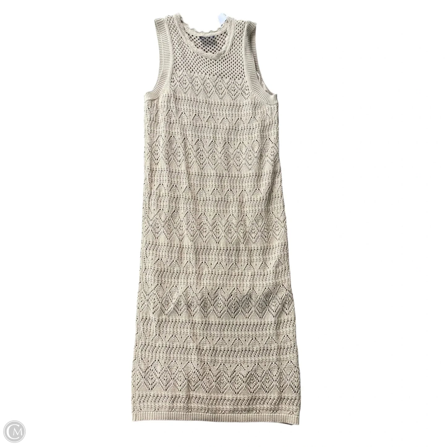 Dress Casual Midi By Gap In Cream, Size: M