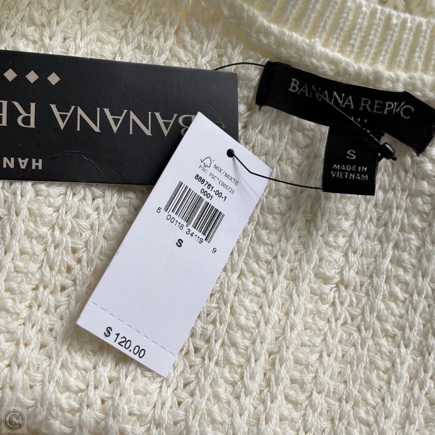 Dress Casual Midi By Banana Republic In Ivory, Size: S