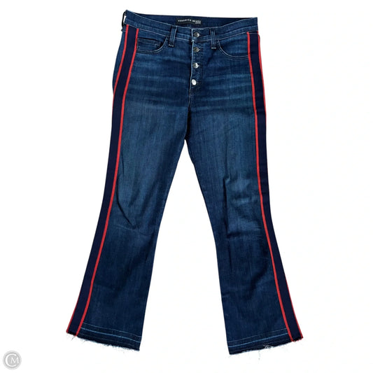 Jeans Flared By Veronica Beard In Blue Denim, Size: 10