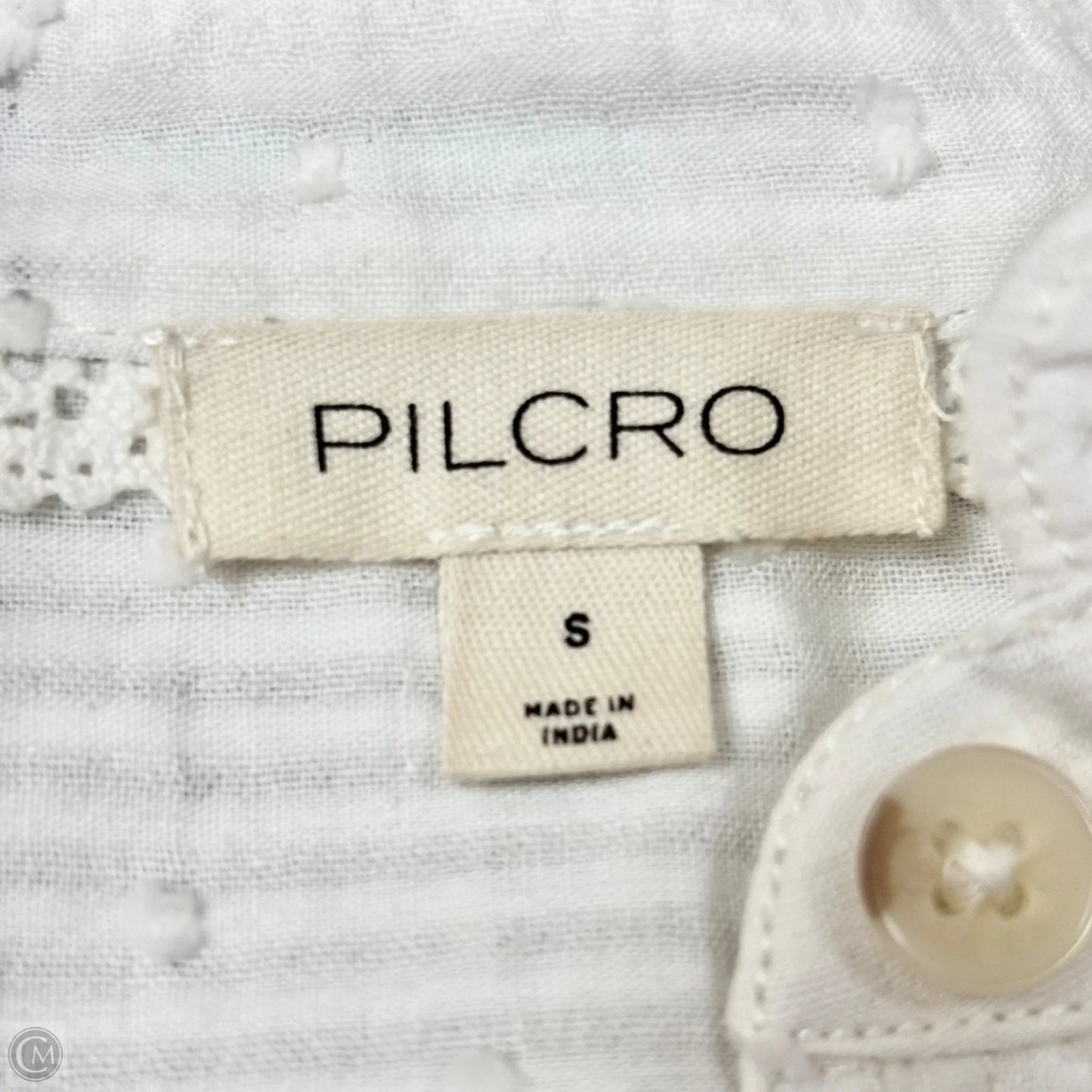 Top Short Sleeve By Pilcro In Ivory, Size: S