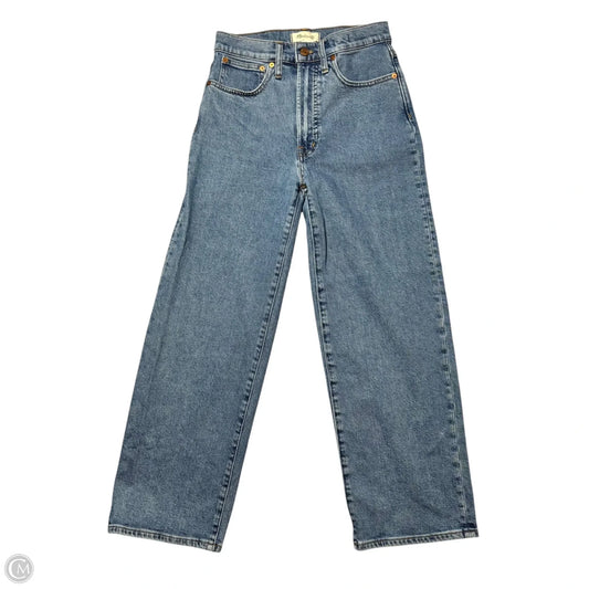 Jeans Wide Leg By Madewell In Blue Denim, Size: 2