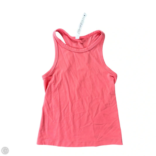 Athletic Tank Top By Lululemon In Coral, Size: S