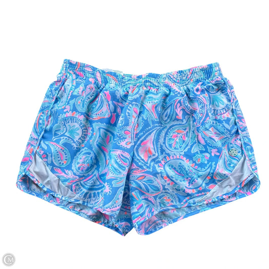 Shorts Designer By Lilly Pulitzer In Blue & Pink, Size: S