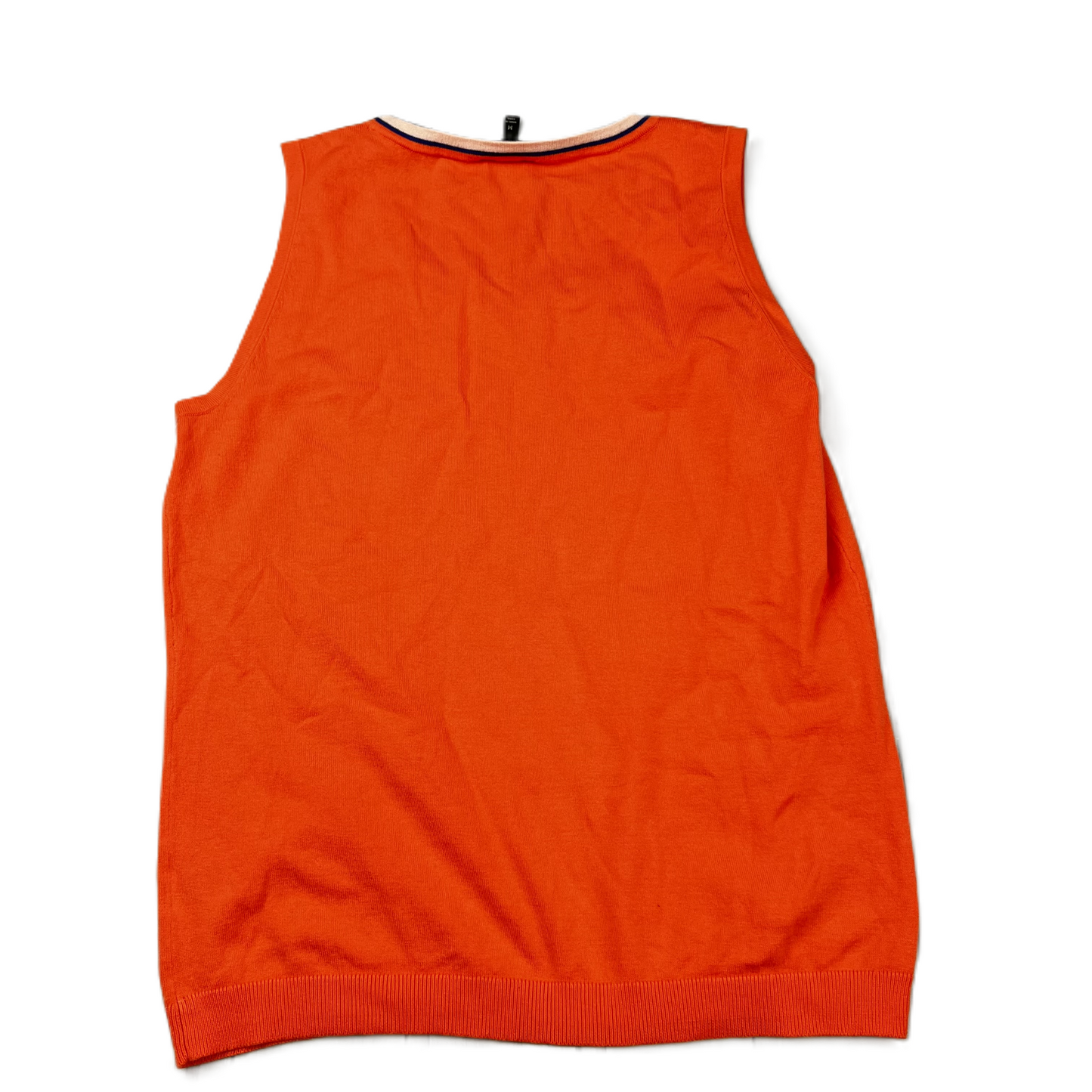 Orange Sweater Short Sleeve By Talbots, Size: M