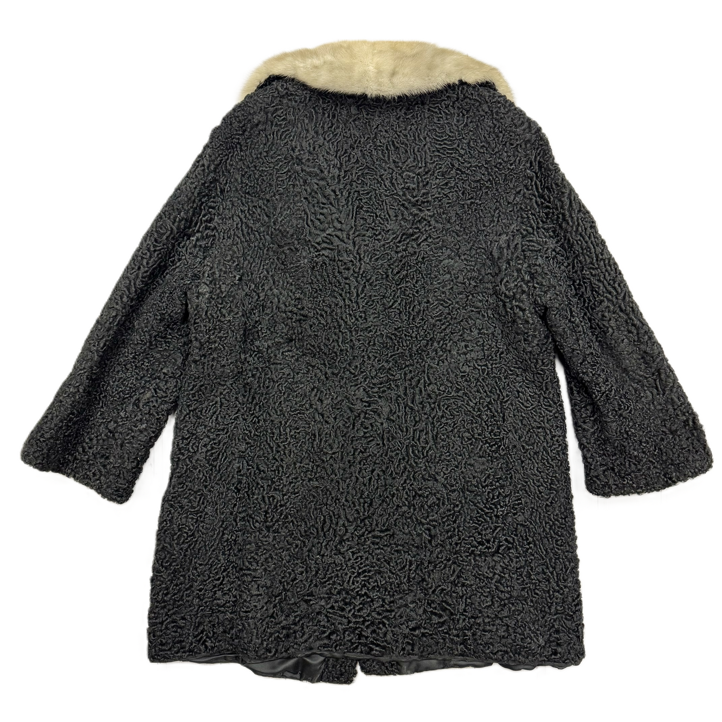 Coat Other By Gimbels In Black & Tan, Size: M