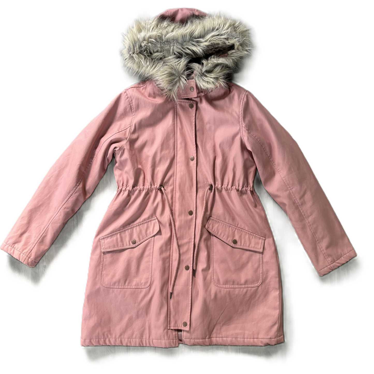 Coat Parka By Jessica Simpson In Pink, Size: L