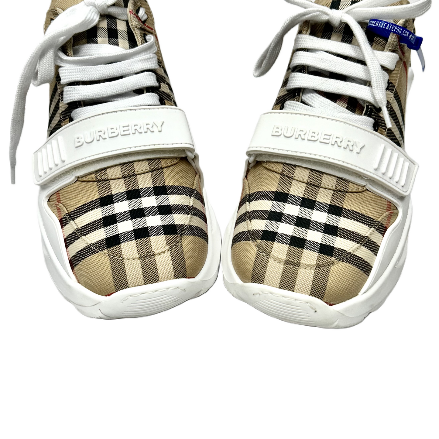 Shoes Luxury Designer By Burberry In Burberry Plaid, Size: 12