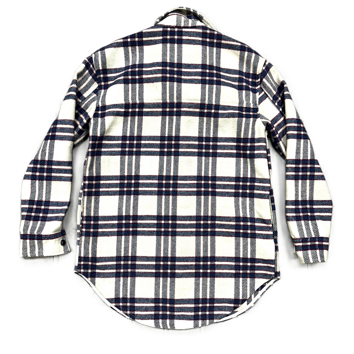 Plaid Jacket Shirt By Joie, Size: S