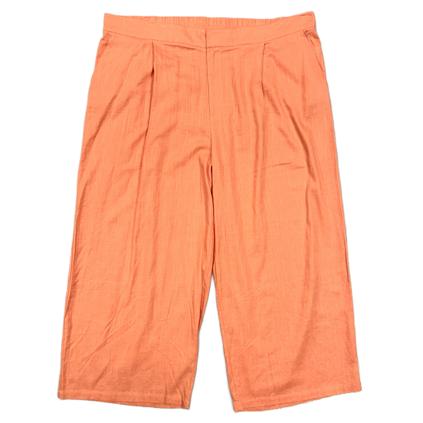 Pants Wide Leg By Eloquii In Orange, Size: 26