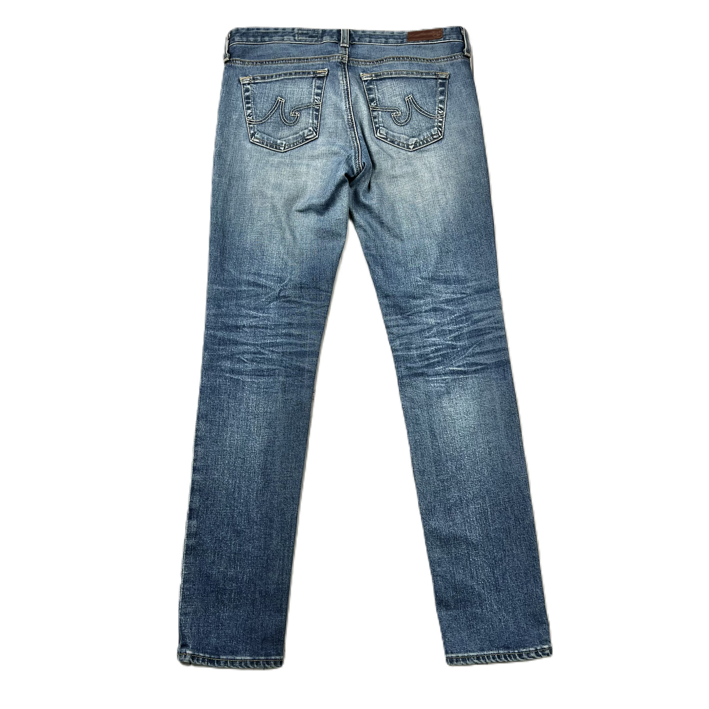Blue Denim Jeans Skinny By Adriano Goldschmied, Size: 4