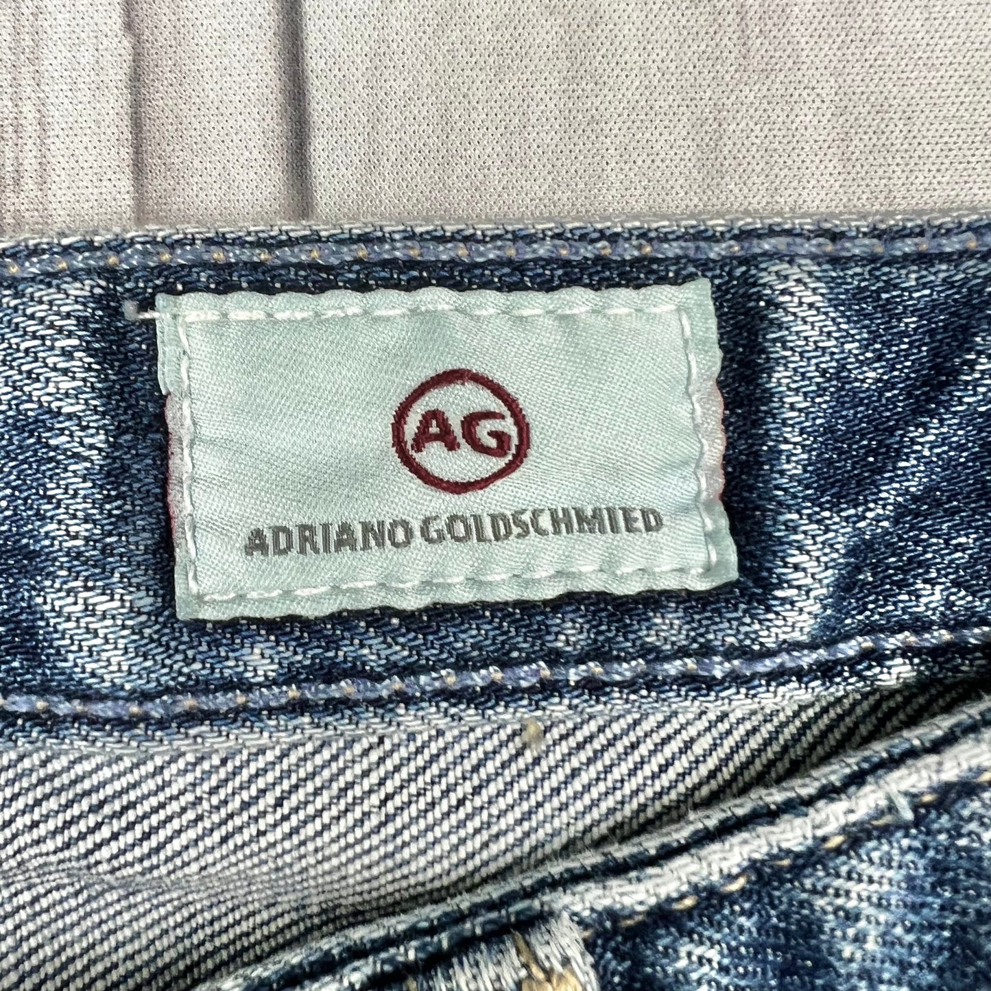 Blue Denim Jeans Skinny By Adriano Goldschmied, Size: 4