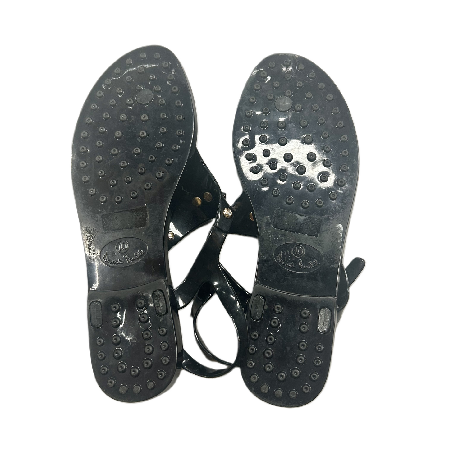 Tan Sandals Designer By Henri Bendel, Size: 10
