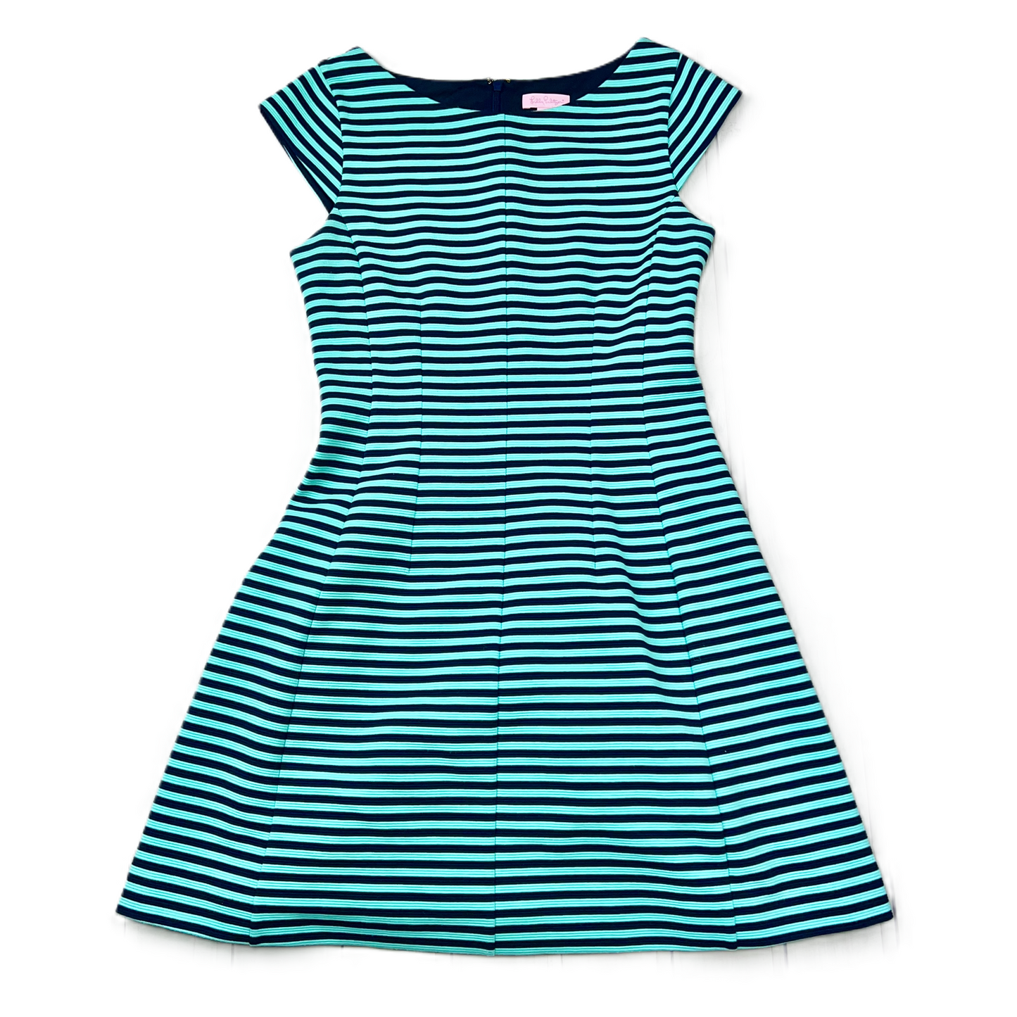 Striped Pattern Dress Casual Short By Lilly Pulitzer, Size: L