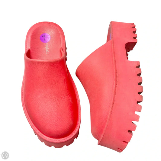 Shoes Heels Platform By Jeffery Campbell In Orange, Size: 9