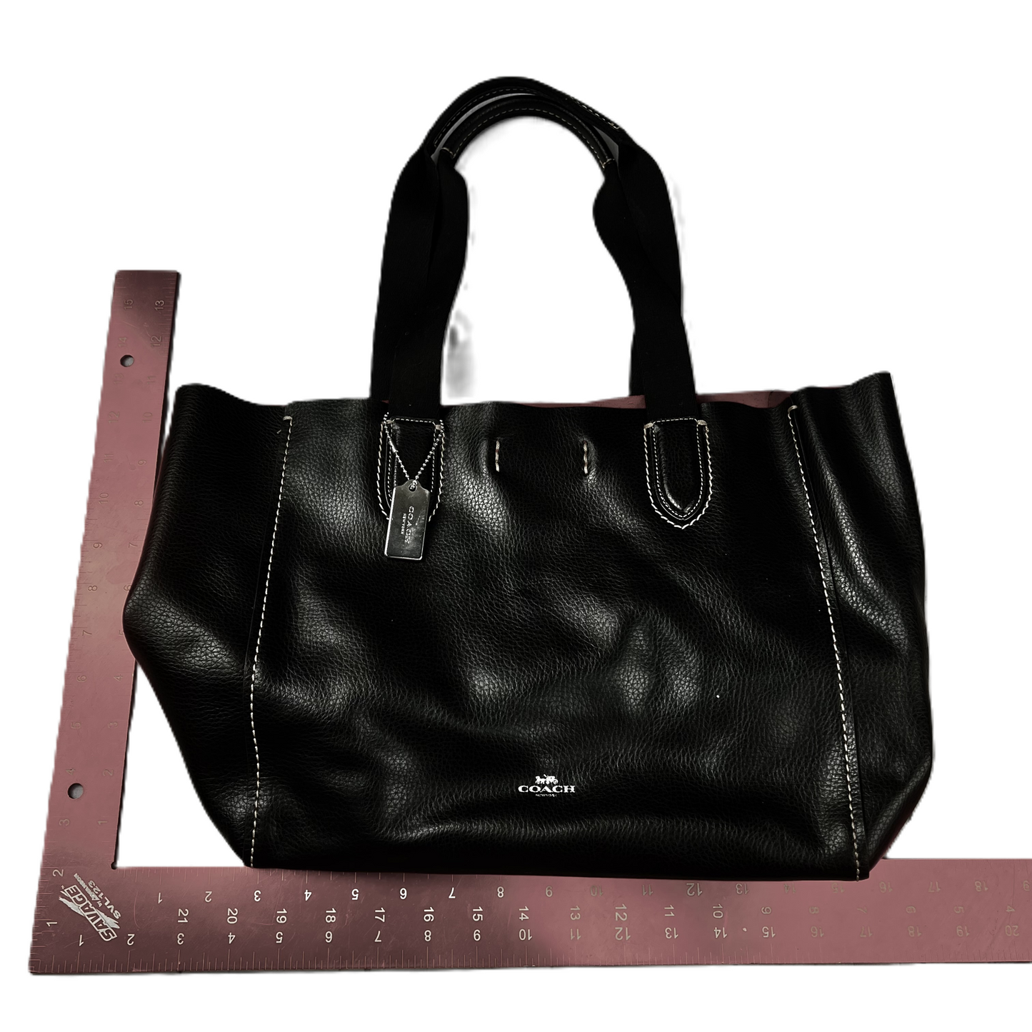 Tote Designer By Coach, Size: Medium