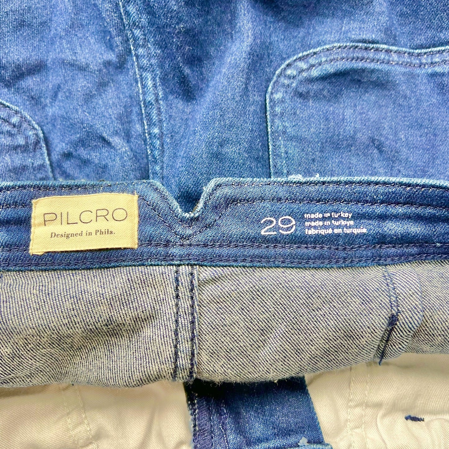 Blue Denim Jeans Wide Leg By Pilcro, Size: 8