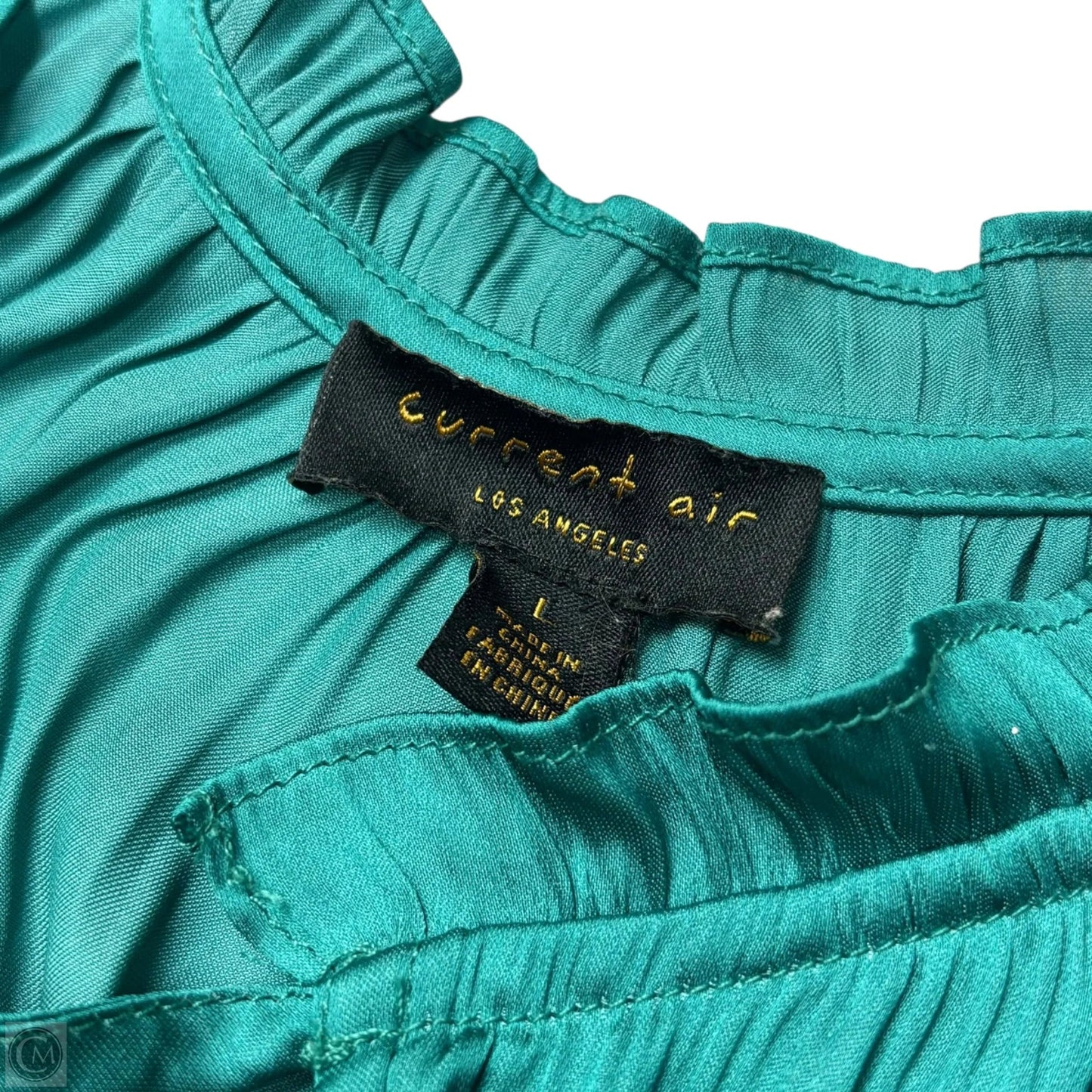 Dress Party Midi By Current Air In Green, Size: L