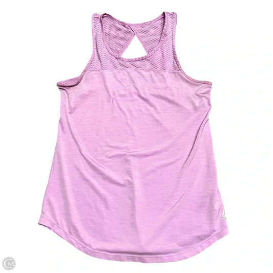 Athletic Tank Top By Reebok In Purple, Size: M