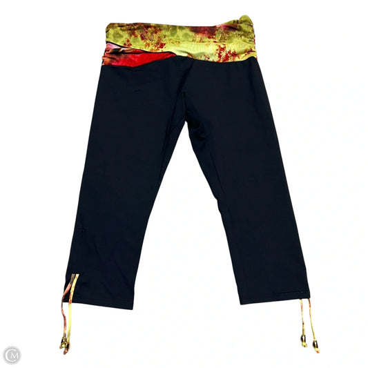 Capris By Outcast In Black & Yellow, Size: M