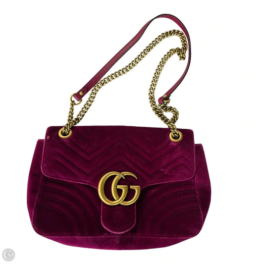 Handbag Luxury Designer By Gucci, Size: Medium