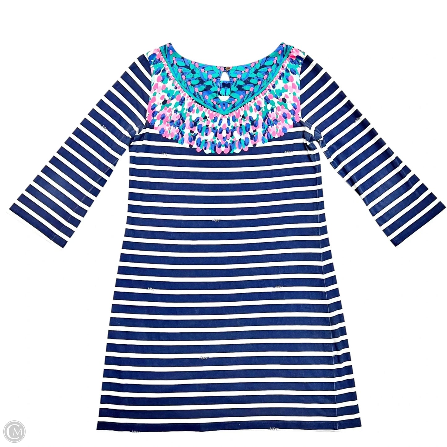 Dress Designer By Lilly Pulitzer In Striped, Size: L