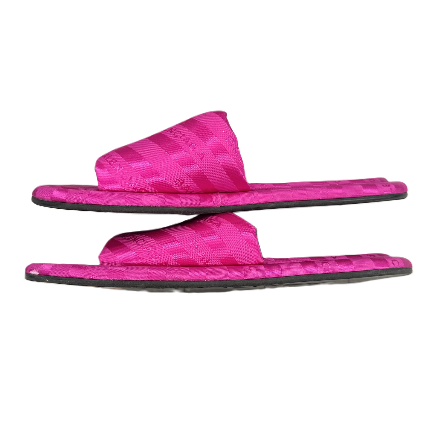 Sandals Luxury Designer By Balenciaga In Hot Pink, Size: 7