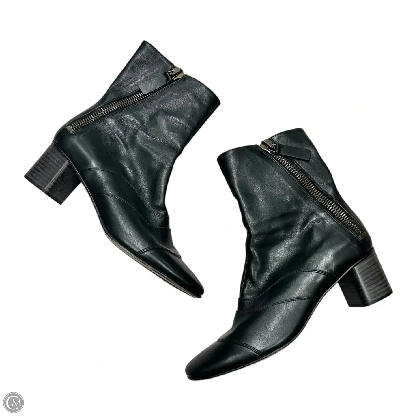Boots Luxury Designer By Chloe In Black, Size: 8.5
