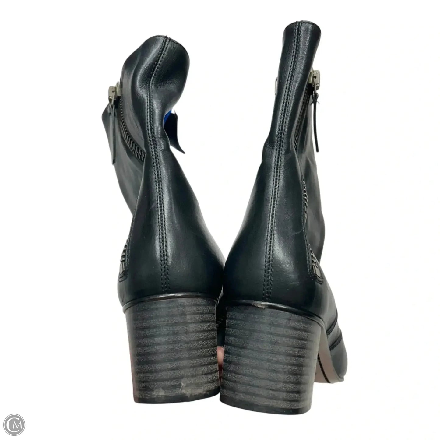 Boots Luxury Designer By Chloe In Black, Size: 8.5