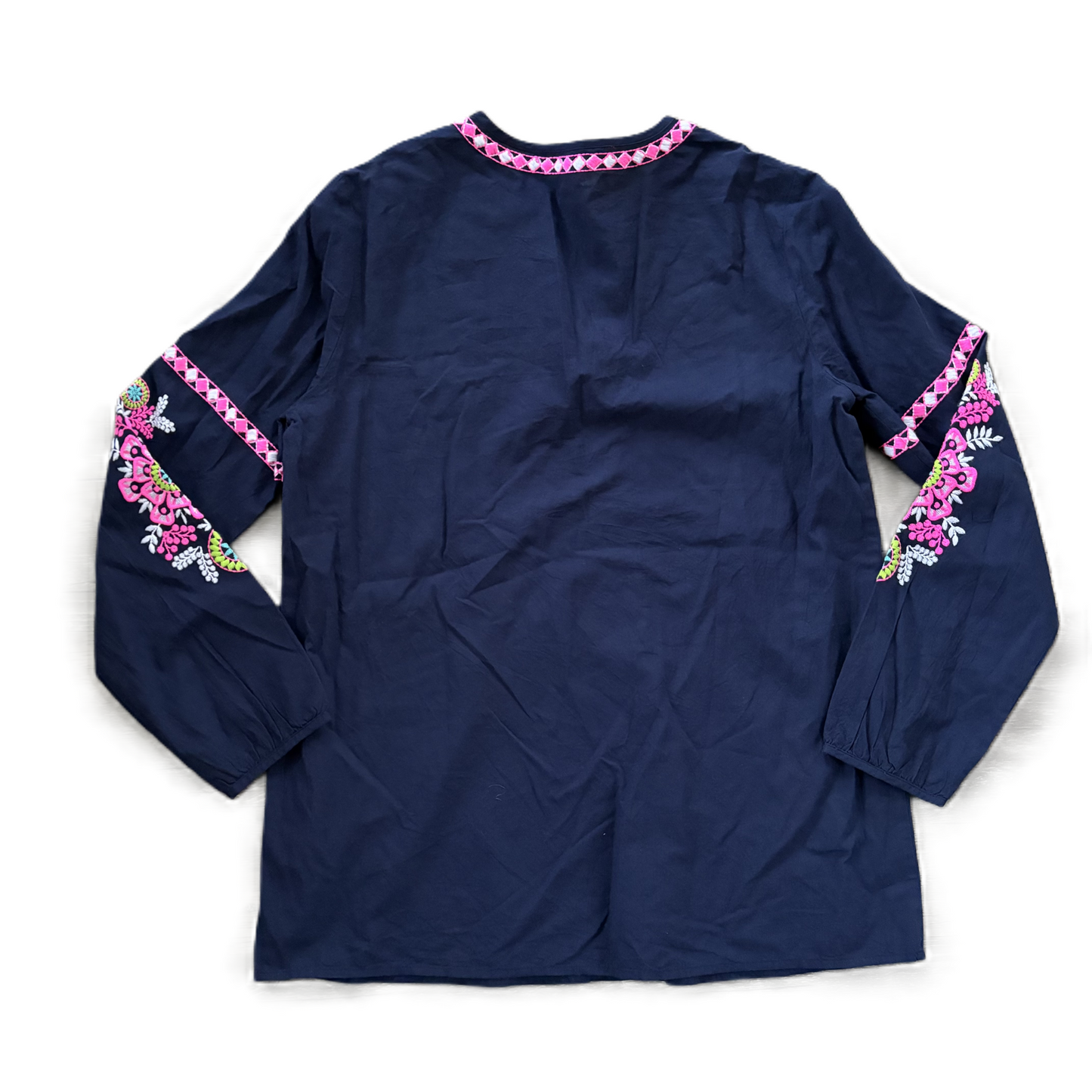 Top Long Sleeve Designer By Lilly Pulitzer In Navy, Size: Xs